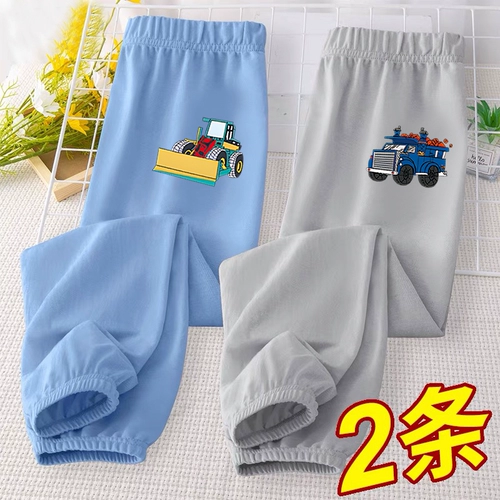 Летние штаны для мальчиков, средство от комаров, хлопковая тонкая летняя спортивная летняя одежда, подходит для подростков