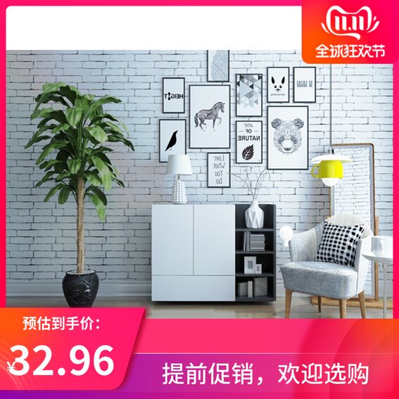 19 years new live broadcast three-dimensional anchor background cloth live room background wall 3D European luxury decoration living room bedroom