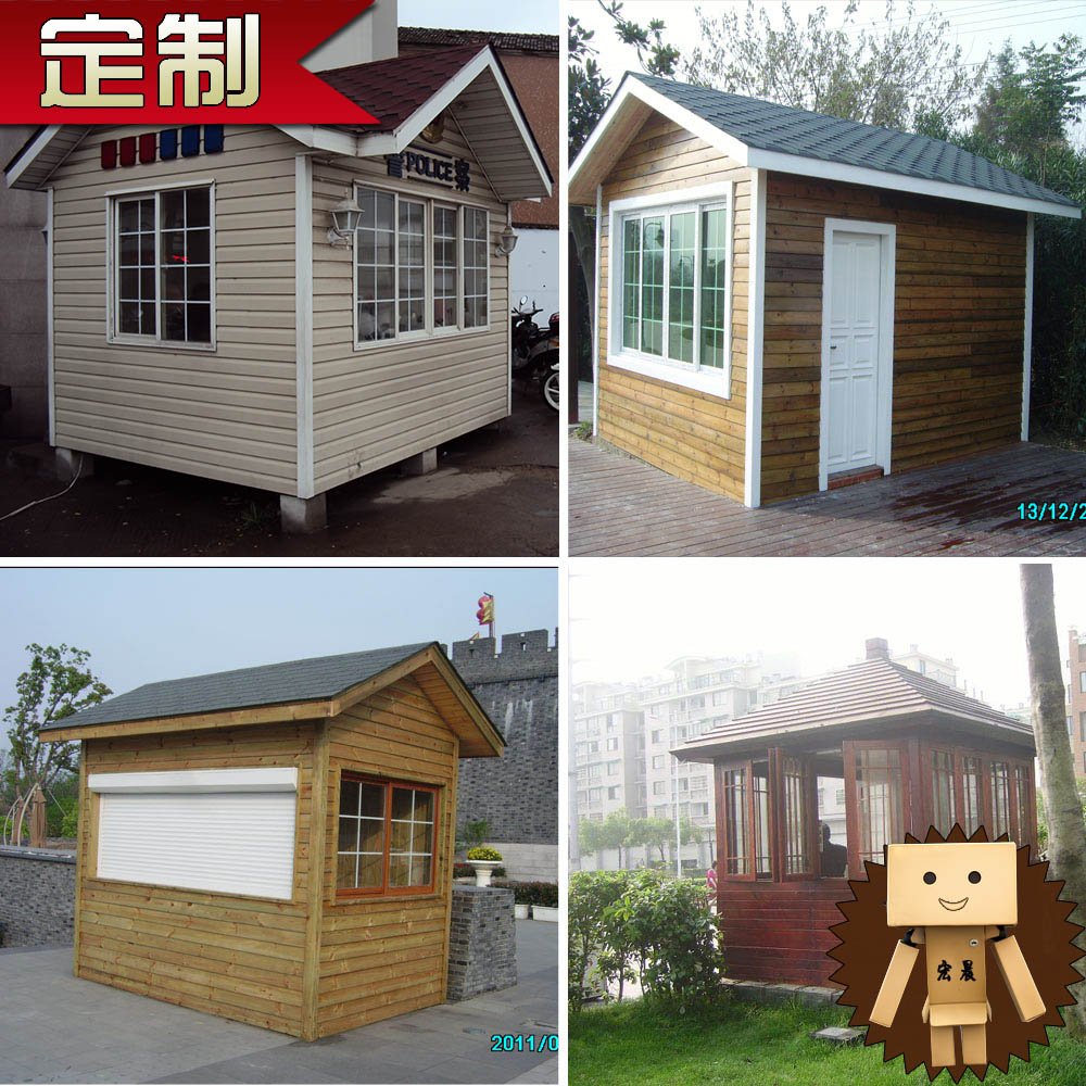 Embalming Wood Chalet Villa Custom Outdoor Solid Wood Small Wood House Assembly Village Fields Garden Wood Leisure Farm