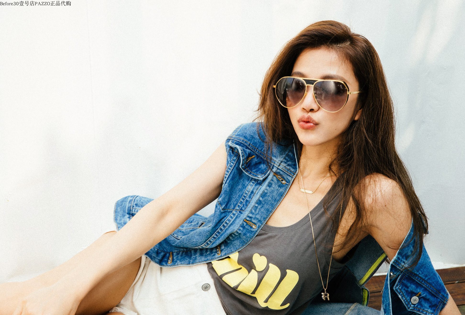 路 LURE HSU R191088 Áo vest in chữ thư - Áo vest áo cotton nam trung niên