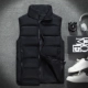 Áo vest cotton tùy chỉnh in logo nam và nữ vest qua vai áo liền quần mùa đông dày vest các kiểu áo ghi lê nam