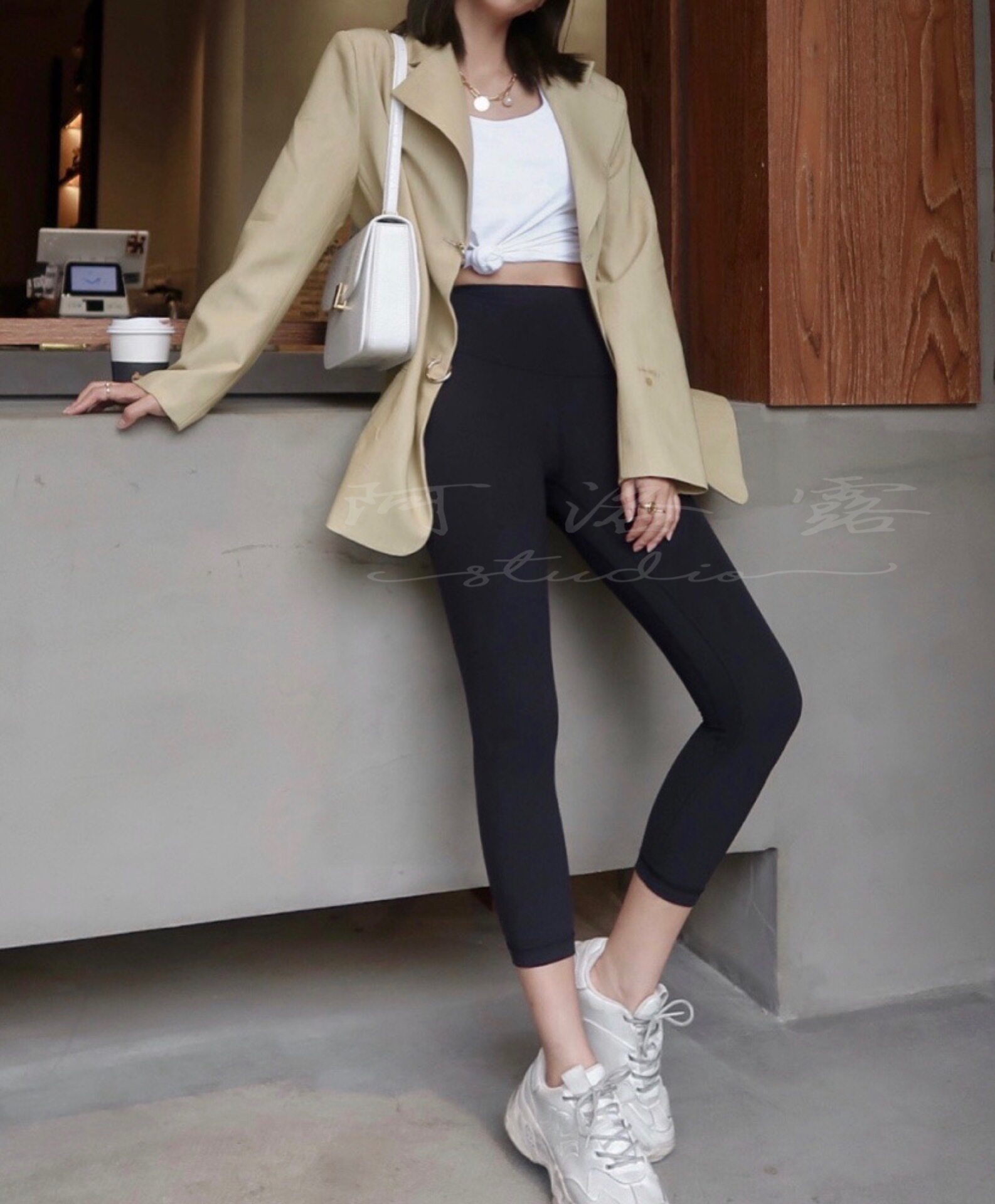 Spot lululemon Wunder Train HR Crop 21 23 yoga sports trousers