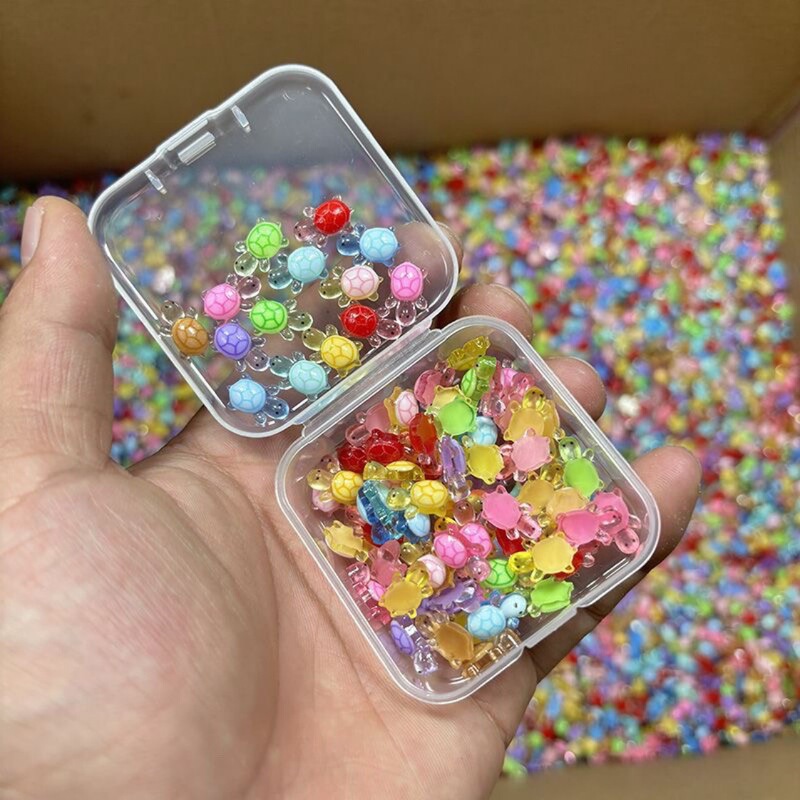 Internet-Famous Little Turtle Nail Stickers, High-Value Mini Nail Stickers for Children and Girls, Self-Adhesive Cute Wearable Nail Decorations