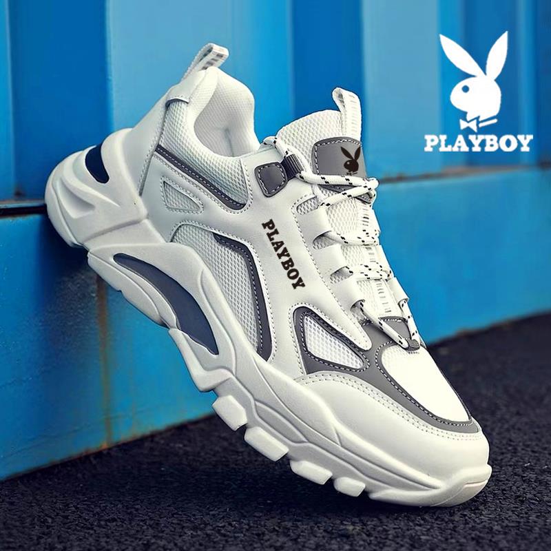 Floral Playboy men's shoes Summer ins Old Dad shoes Men's breathable thin web face Sport casual running Chauleshoes