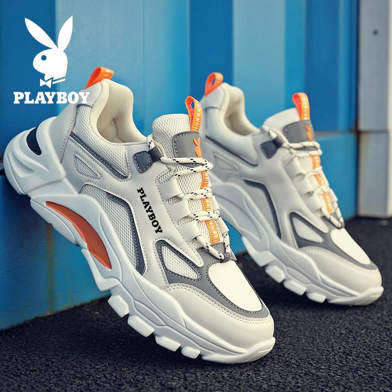 Flowers Playboy Men's Shoes Trends 100 Hitch Casual Shoes Spring 2022 New Students Overfire Sports Old Daddy Tide Shoes