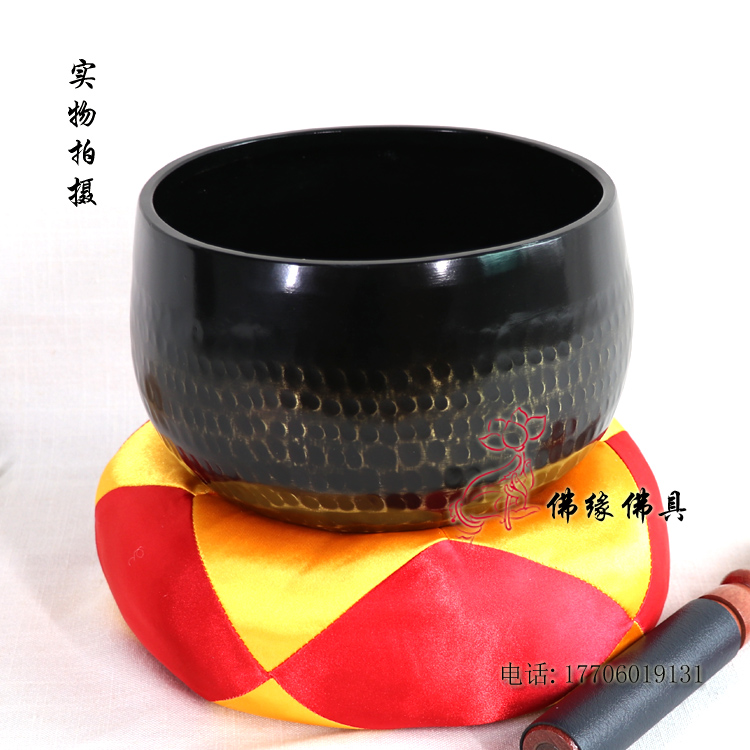 Taiwan Buddhist instruments, pure copper, high-grade copper chime, copper Qingda, 8-inch Buddhist Temple practice