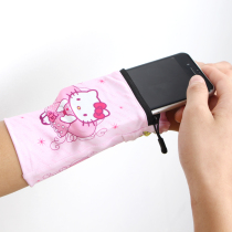 Sports mobile phone arm sleeve wrist bag Apple Huawei mobile phone bag cute style coin wallet outdoor travel anti-theft bag