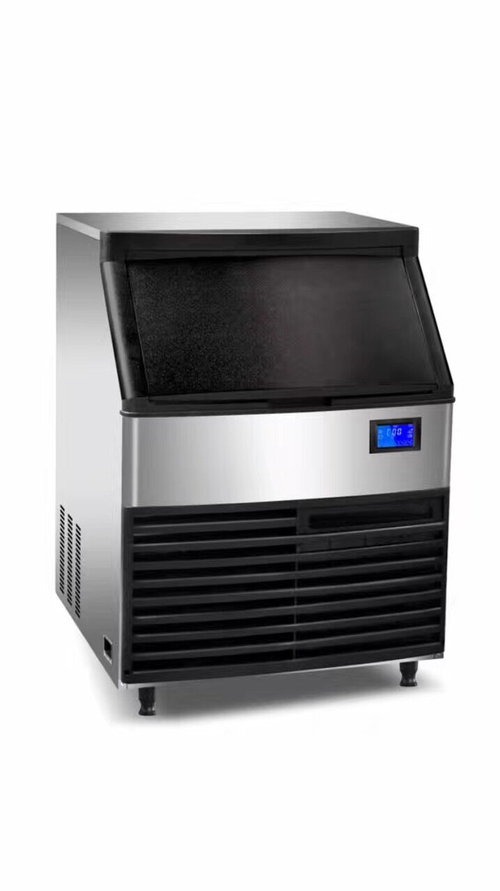 Shanghai Ice Maker Commercial Refrigeration Equipment Straight Standing Water Cooled Air-cooled Production Ice 80kg Tetris Ice LB175A