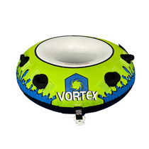 Single water tow ring PVC thickened cold-resistant inflatable water slide ring single seat water slide ring inflatable water sofa