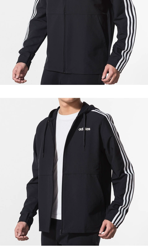 Adidas Adidas nam 2020 mùa thu mới áo khoác thể thao chống gió đích thực DQ3066 - Áo khoác thể thao / áo khoác