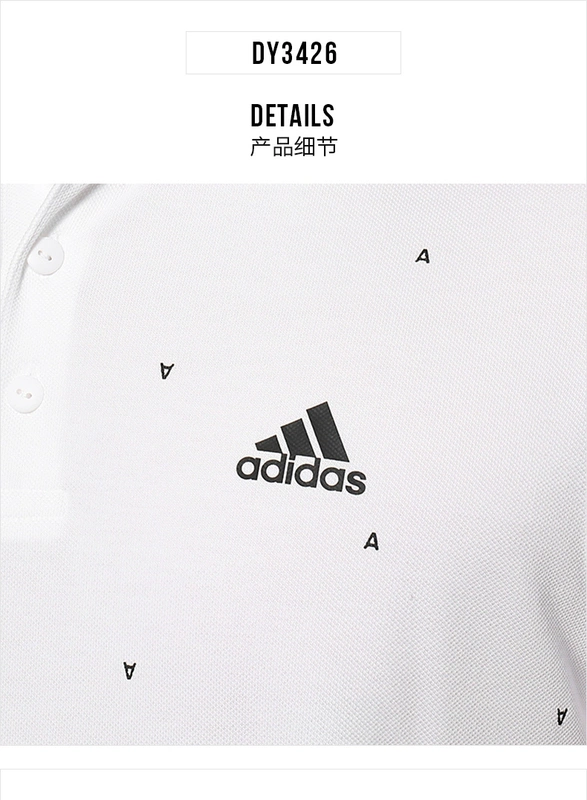 Adidas Adidas Men 2019 Mùa hè Mới Chính hãng Áo sơ mi POLO chính hãng Áo thun ngắn tay DY8711 - Áo polo thể thao