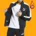 áo sơ mi nữ trắng Áo khoác PUMA Hummer nam chính thức soái hạm mùa xuân và mùa thu mới T7 thể thao giản dị áo khoác dệt kim cổ đứng áo khoác nam áo công sở nữ Mùa xuân