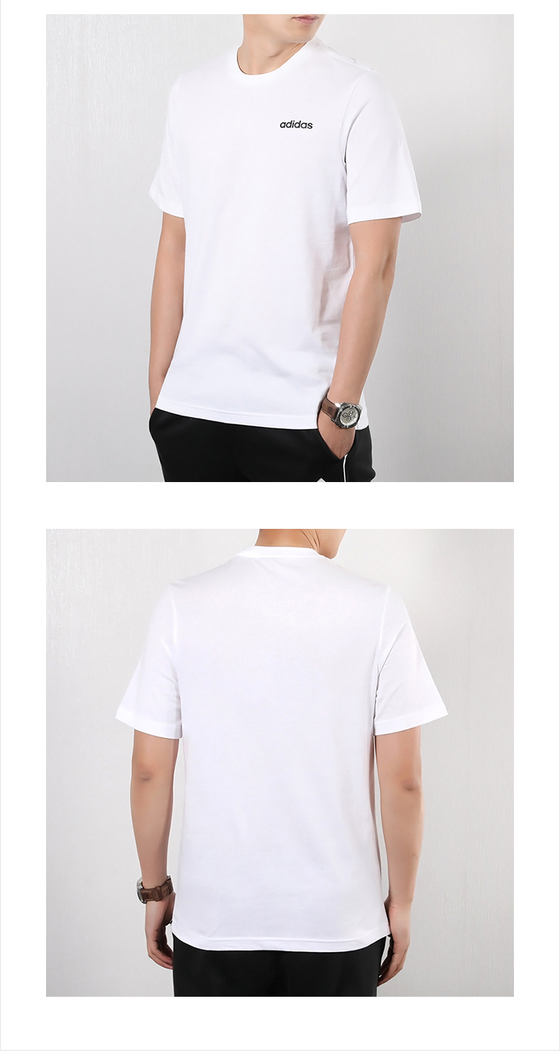 Adidas tay ngắn nam 19 áo mới thể thao mùa hè đích thực áo thun cotton nửa tay thoáng khí / DQ3089 - Áo phông thể thao áo tanktop