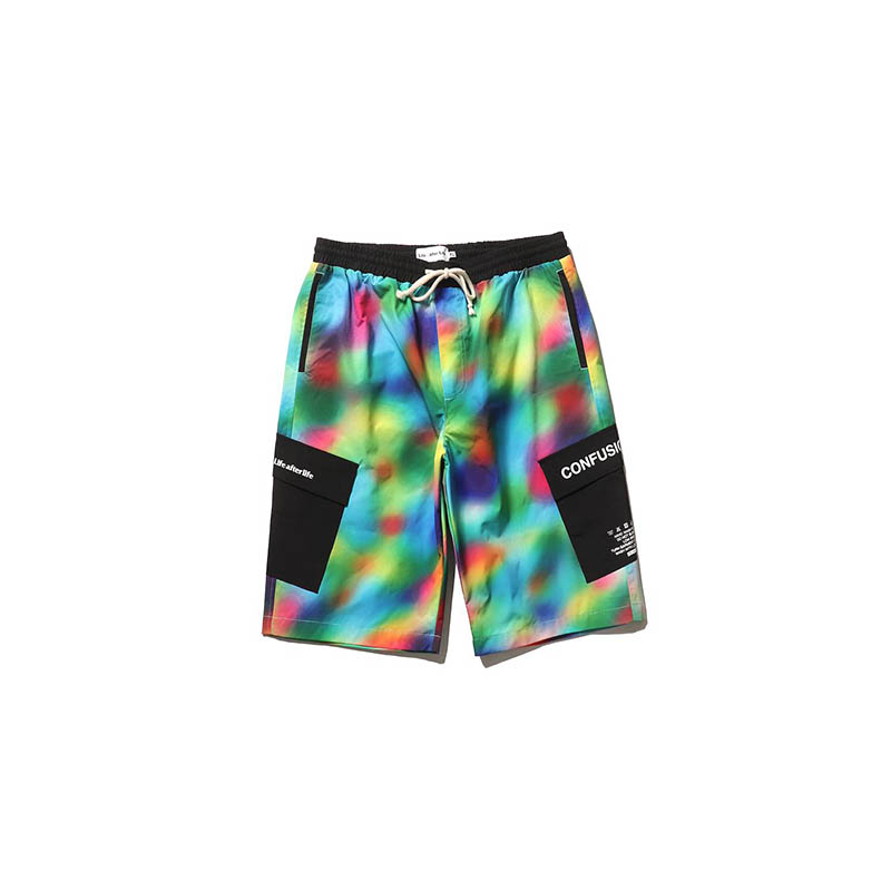 YOHO có một thương hiệu thủy triều Life. After Life 2020 Summer Wears New Dye đa túi quần short cho nam giới
