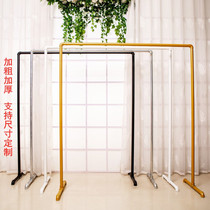 “Clothing store clothing display shelf hanger floor frame