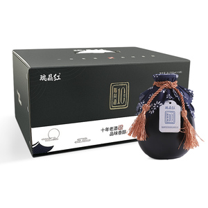 瑞晶十年客家黄酒陈酿6瓶整箱装