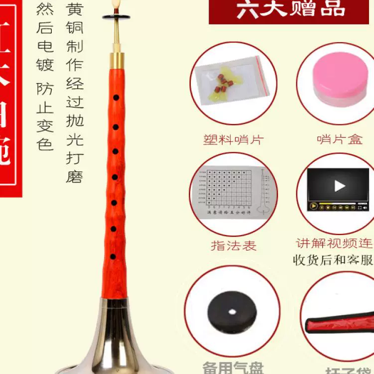 Cao cấp gỗ mun suo la c điệu nhạc cụ suona D điệu G điệu C lock 铄 suo Shuo Shuo Shuo Suo Na Shu Na Na Na - Nhạc cụ dân tộc