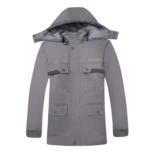 Антистатический съемный дорожный пуховик для работы, увеличенная толщина, делается под заказ