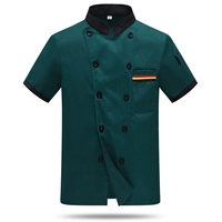 Зеленый единственный топ с короткими рукавами