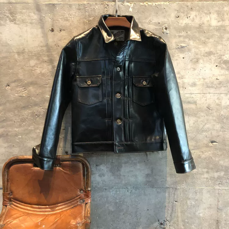Кожаная куртка Maspi на годовщину Y'2 Leather Anniversary японский чайной кор контур Элитная кожаная куртка