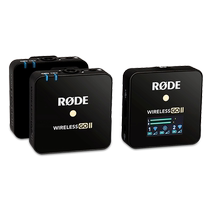 RODE罗德Wireless Go II二代无线麦克风收音麦一拖二领夹式小蜜蜂