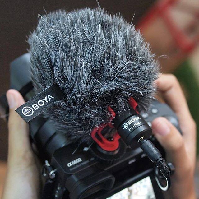 BOYA Boya MM1 mobile phone microphone microphone SLR camera vlog directional directional capacitor computer live radio