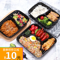 Disposable lunch boxes takeaway packaging multi-si ge he plastic lid lunch box Bento Box fast food box box