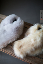 (Jin Se)with cloak fur collar bib Jiangnan Taohua Hanfu accessories with cloak coat skirt