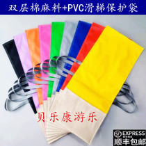 Naughty Castle Devil Slide Sliding Bag Fiberglass Stainless Steel Plastic Children Adult Canvas Cotton Linen Protective Pad