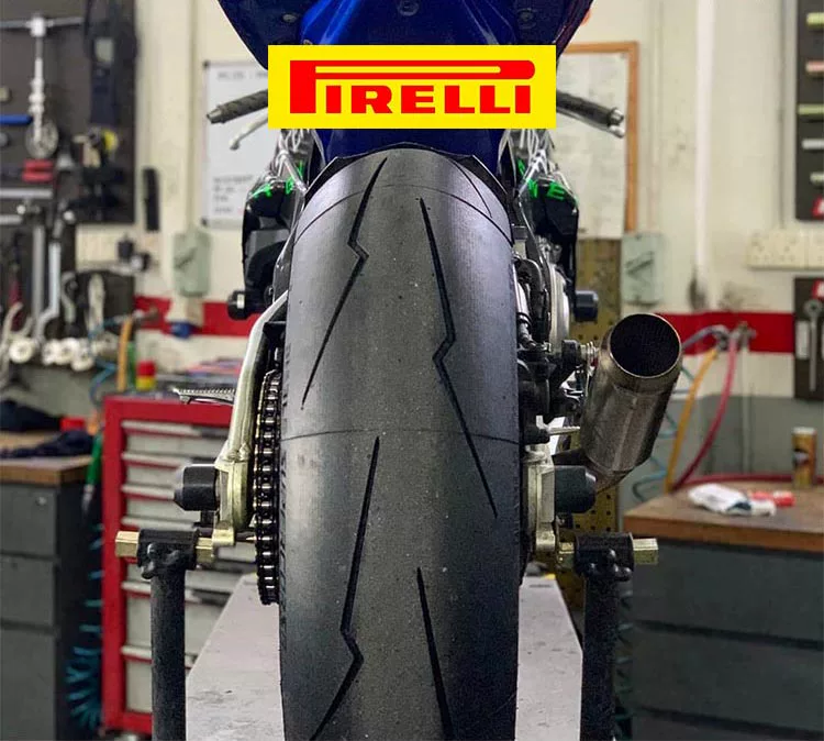 Pirelli V2 V3 sc2 sét lớn đầy đủ nóng chảy lốp xe máy 120 180 190 200 55-17 - Lốp xe máy