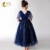 Cô gái công chúa ăn mặc trẻ em fluffy piano trang phục cô gái nhỏ chủ nhà trang phục dạ hội quý phái - Váy trẻ em