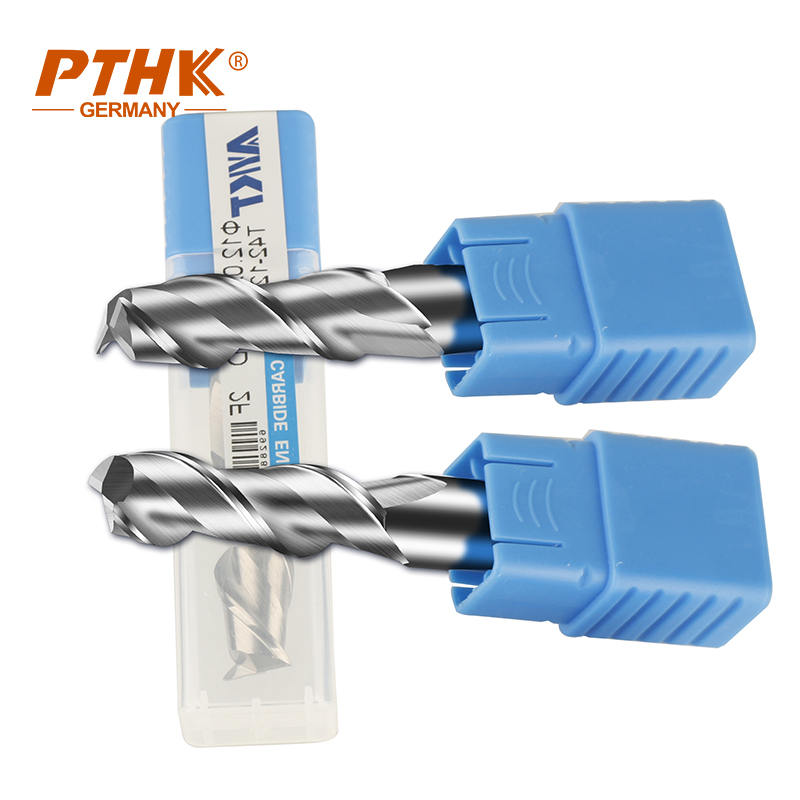 Taiwan Tungsten Steel End Milling Cutter AYKT55 Aluminum Special Aluminum Milling Cutter 1-20-2F Alloy Highlight Mirror Lengthening Cutter