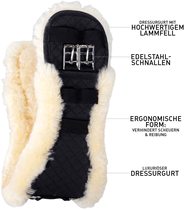 Anti-grinding outlet European equestrian wool pony belt