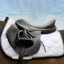 Exit Germany white barrier large number of sweat cushion saddle cushion German equestrian
