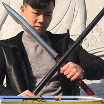 Dragon Quanwu Playing Social Flower Pattern Steel Zhao Yun Gun Bully Gun Red Taster Gun gun Martial Arts Long Gun Spear Spear Sword Unopened Blade