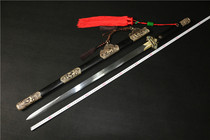 Special price Baojian sword Tangsword Han sword cold weapon Sword Manganese Steel Pattern Steel Integrated Handle Unopened Blade