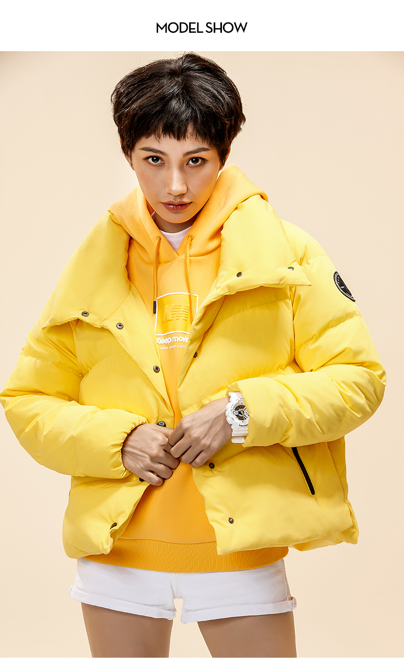 Anta down jacket nữ ngắn đoạn 2018 mùa đông mới thoải mái ấm áp áo lửng thể thao áo khoác flagship - Thể thao xuống áo khoác 170