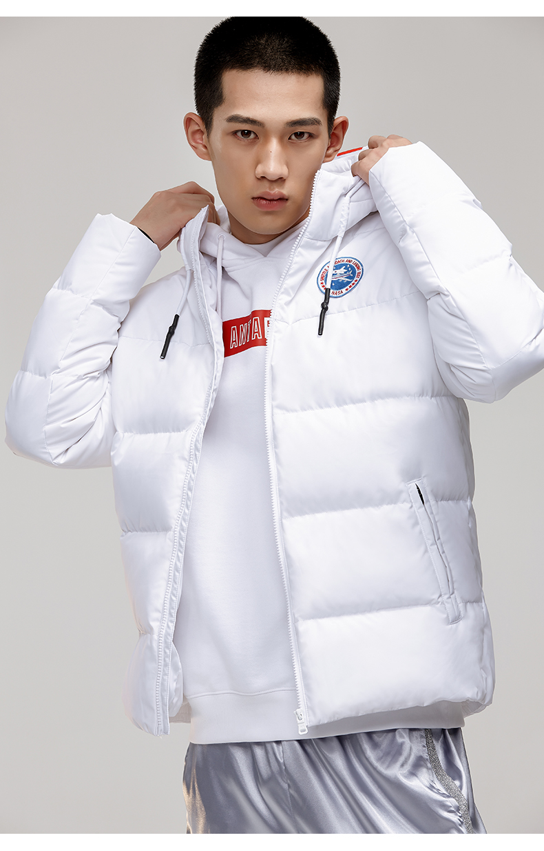 Anta nam down jacket 2018 mùa đông mới ngắn dày ấm áp ngụy trang áo khoác xuống - Thể thao xuống áo khoác Cao