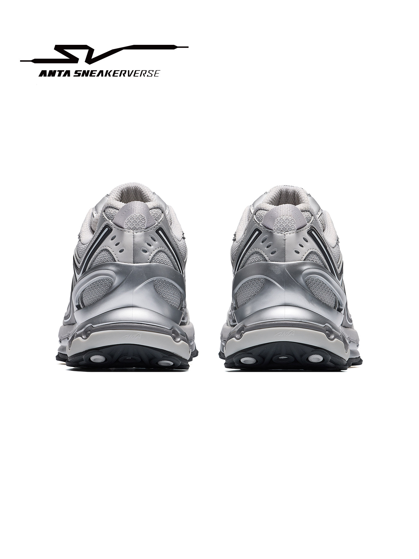 ANTA SV A2000 PRM丨Retro Trendy Dad Shoes Women's Shoes Autumn and Winter New Silver Versatile Sports Shoes