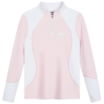 ANTA Childrens Girls Wear Long Sleeve T-Shirt 2024 Spring New Sports Top Slim Bottoming Shirt Quick-Drying Clothes