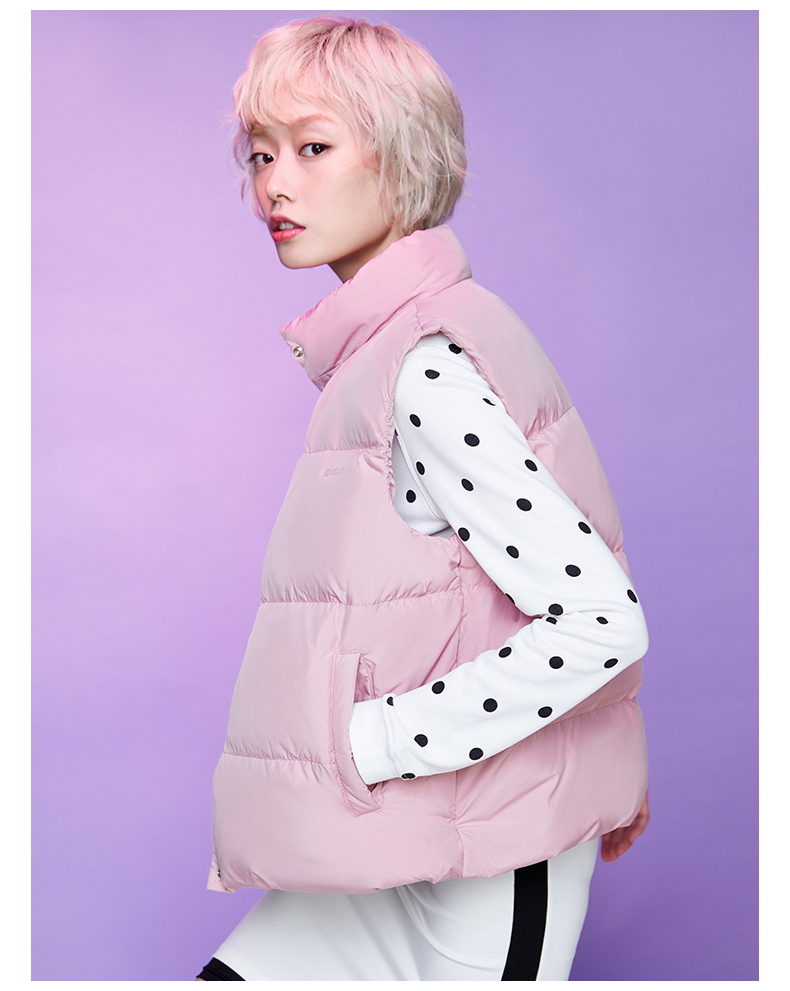 Anta down jacket nữ 2019 thu đông mới không tay ấm áp thể thao xuống áo khoác vest chính thức trang web cửa hàng hàng đầu - Áo thể thao áo khoác anta