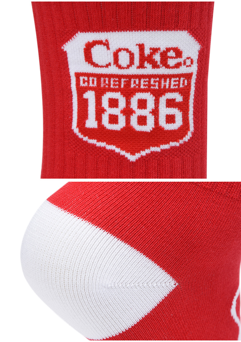 Anta Coca-Cola chung vớ 2019 trang web chính thức mới hàng đầu xu hướng thời trang vớ thể thao vớ vớ thủy triều - Vớ thể thao tất thể thao đá bóng