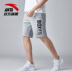 Quần short nam Anta 2019 xuân hè mới giản dị thoáng khí thể thao dệt kim cotton 5 quần nam trang web chính thức chính hãng - Quần thể thao quần the thao nam ống rộng Quần thể thao