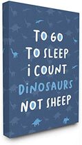 The Kids Room by Stupell to Go to Sleep I Count Dinosaurs No
