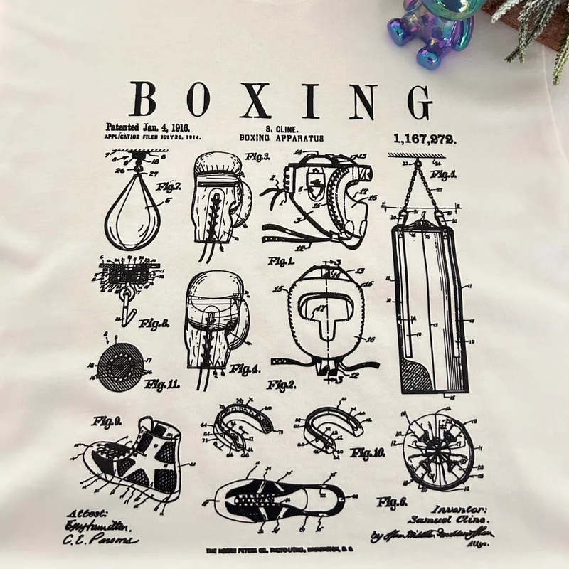 Stars-Boxing Punching Bag-Boxing Fighting Niche Casual Loose Trendy Brand Unisex T-Shirt Short Sleeve Couple Sports Stars-Boxing Punching Bag-Boxing Fighting Niche Casual Loose Trendy Brand Unisex T-Shirt Short Sleeve Couple Sports