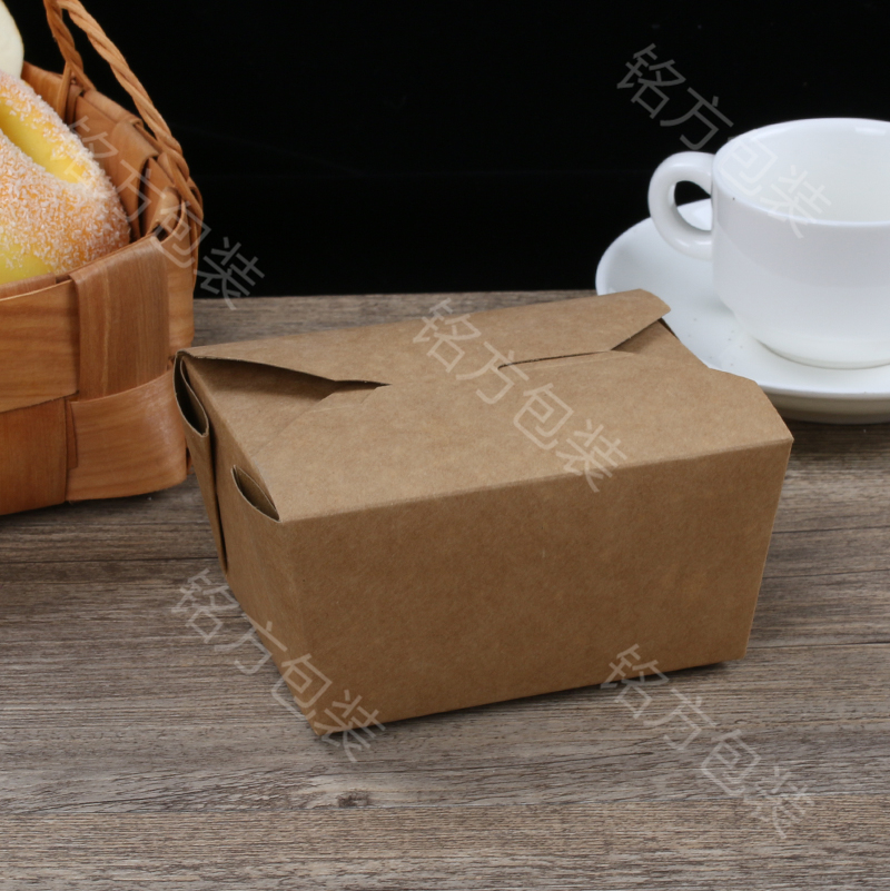Tại chỗ hộp giấy kraft ăn trưa Hộp thức ăn nhanh dùng một lần Hộp cơm trái cây Hộp Bento takeaway hộp đóng gói tùy chỉnh - Hộp cơm điện sưởi ấm hộp cơm cắm điện hẹn giờ