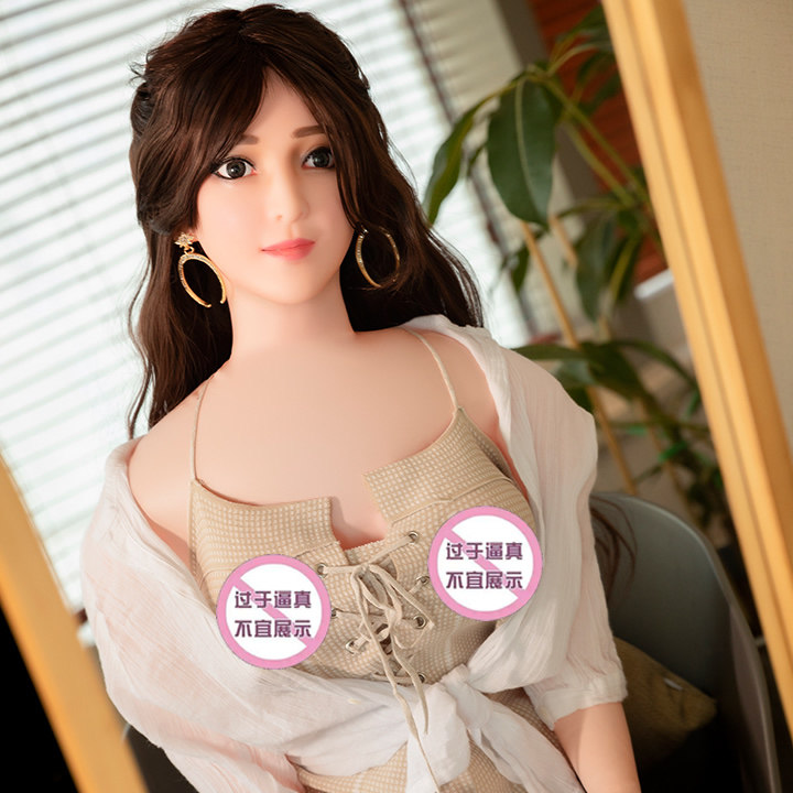 Inflatable doll male simulation human virgin insertion semi-solid silicone female adult erotic products girl doll