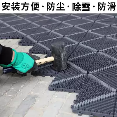 Door mat Entry door Outdoor commercial plastic non-slip dust removal floor mat Entry door mat Hotel store door carpet