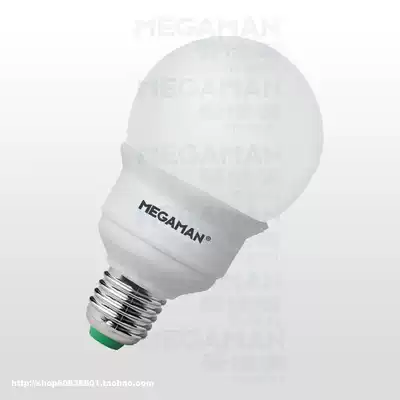 MEGAMAN energy-saving light bulb white light e27 screw mouth spherical dragon ball bulb light 4w light three primary colors