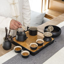 Black Potter Kung Fu Tea Tool Set Living Room HouseTea pot Tea cup Membership Hotel Gift Gift Customized